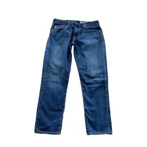 AG Adriano Goldschmied Jeans Womens 27 X 27 Blue Denim Ex Boyfriend Slouchy Slim